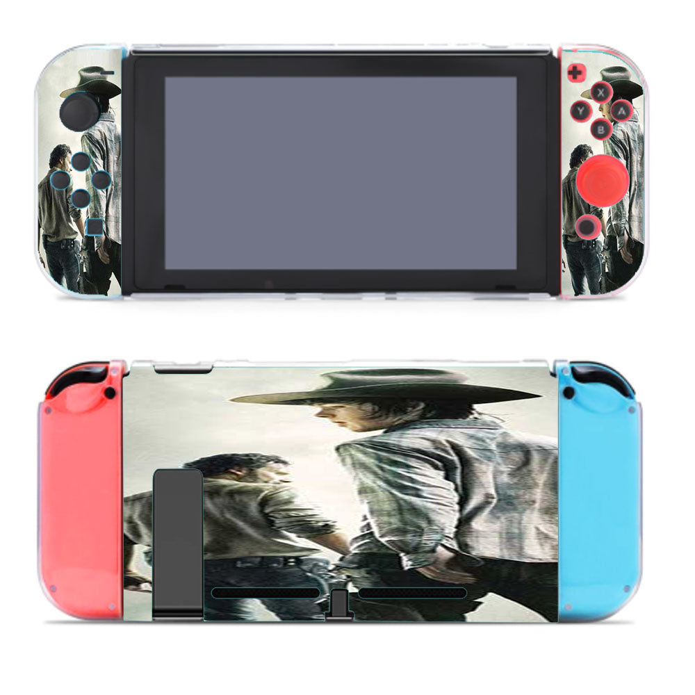 Walking Dead Rick Carl Hat Nintendo Switch Cover Case