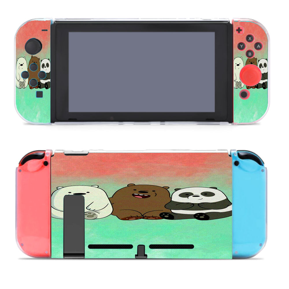 We Bare Bears Blue Pink Nintendo Switch Cover Case