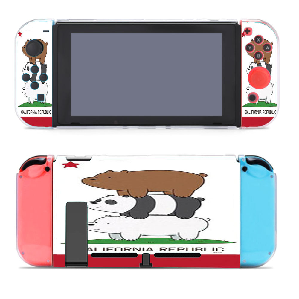 We Bare Bears California Republic Nintendo Switch Cover Case
