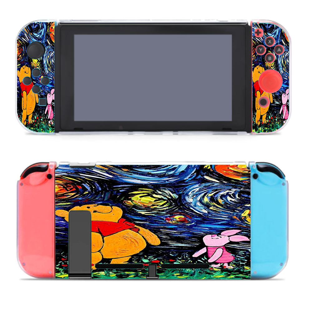 Winnie The Pooh Paint Art Poster Nintendo Switch Cover Case