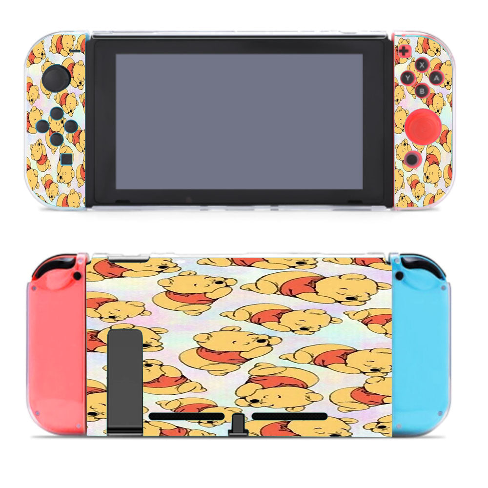 Winnie The Pooh Pattern Nintendo Switch Cover Case