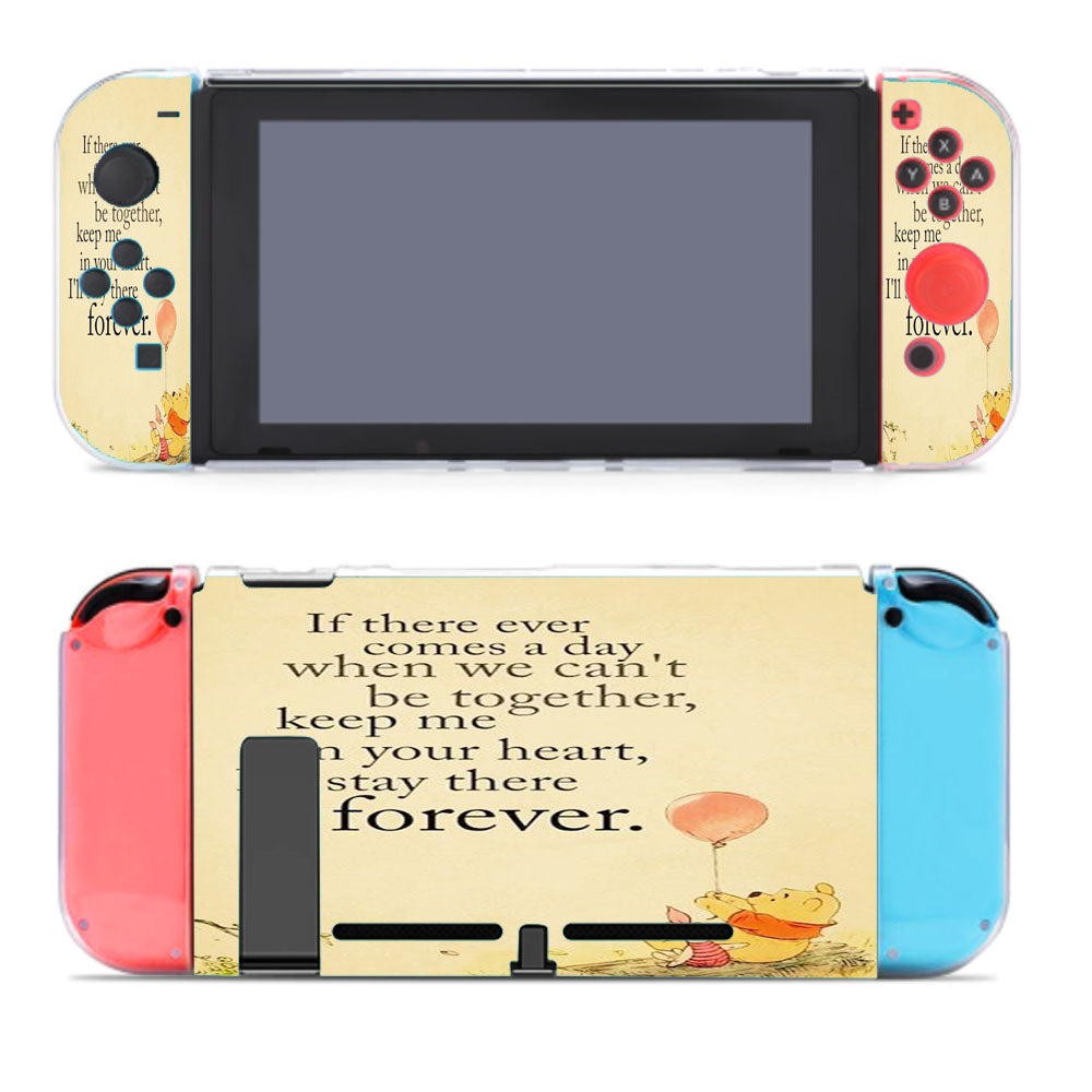 Winnie The Pooh Quotes Nintendo Switch Cover Case