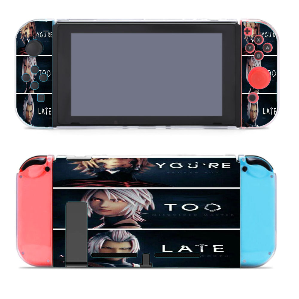 Youre Too Late Kingdom Hearts Quotes Nintendo Switch Cover Case