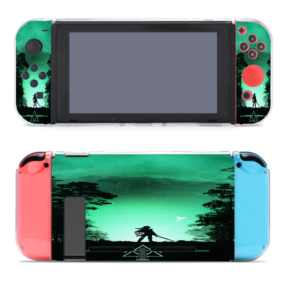 Zelda Green Wallpaper Nintendo Switch Cover Case
