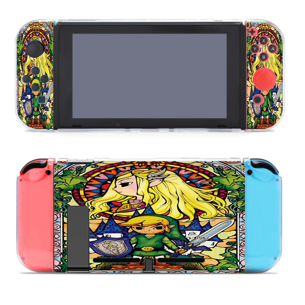 Zelda Link Castle Art Nintendo Switch Cover Case