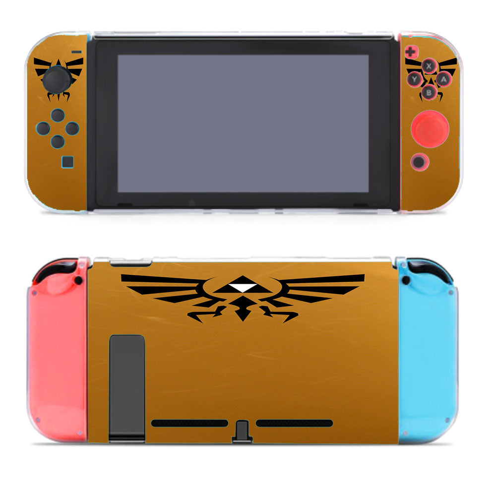 Zelda Triforce Golden Nintendo Switch Cover Case