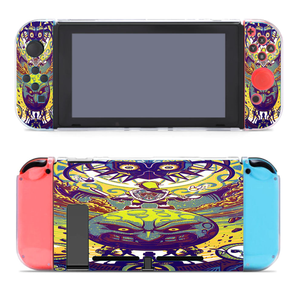 Zelda Vs Majora Mask In Nebula Space Nintendo Switch Cover Case