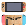 Zelda Wood Texture Logo Nintendo Switch Cover Case