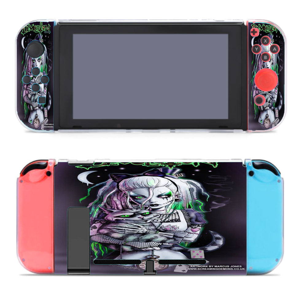 Zombie Alice In Wonderland Nintendo Switch Cover Case