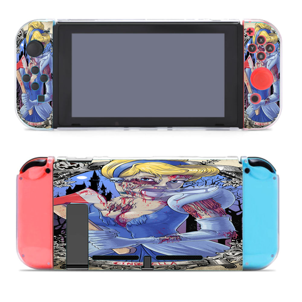 Zombie Disney Princess Cinderella Nintendo Switch Cover Case