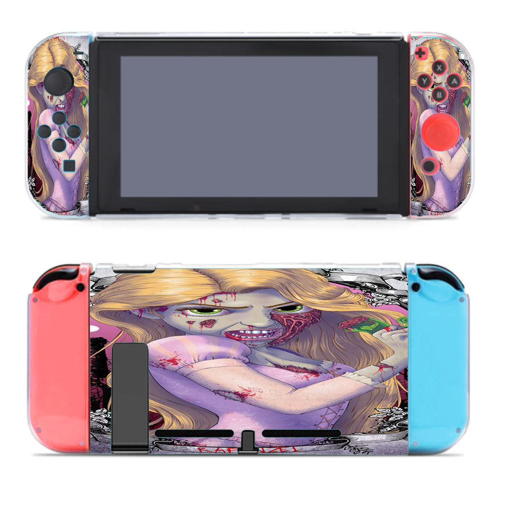 Zombie Disney Princess Rapunzel Nintendo Switch Cover Case